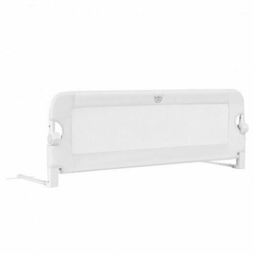 Durable 48" Breathable White Baby Swing Down Safety Bed Rail Guard-