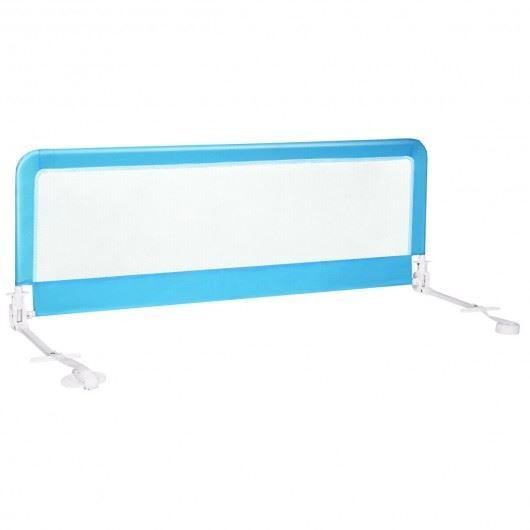 Modern 59" Breathable Blue Baby Children Toddlers Bed Rail Guard-