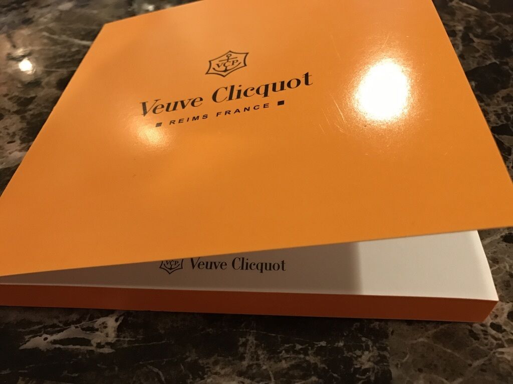 Veuve Clicquot Champagne Vcp New Collectible Note Paper Pad Rare Hard To Find
