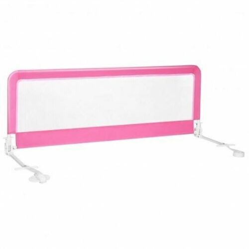 Durable 59" Breathable Baby Children Toddlers Bed Rail Guard-pink