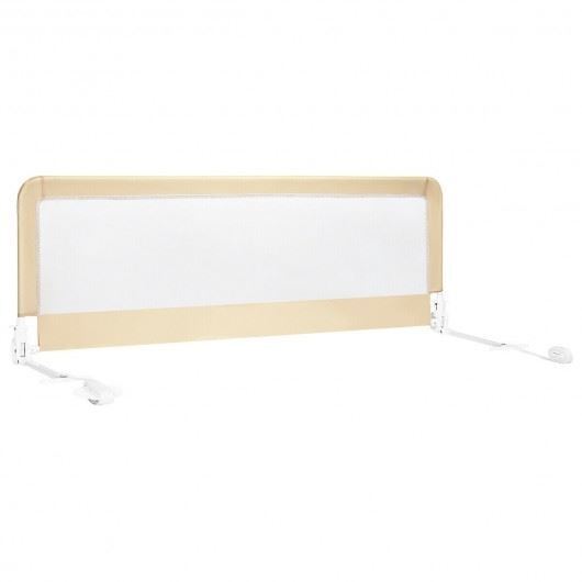Durable 59" Breathable Baby Children Toddlers Bed Rail Guard-beige