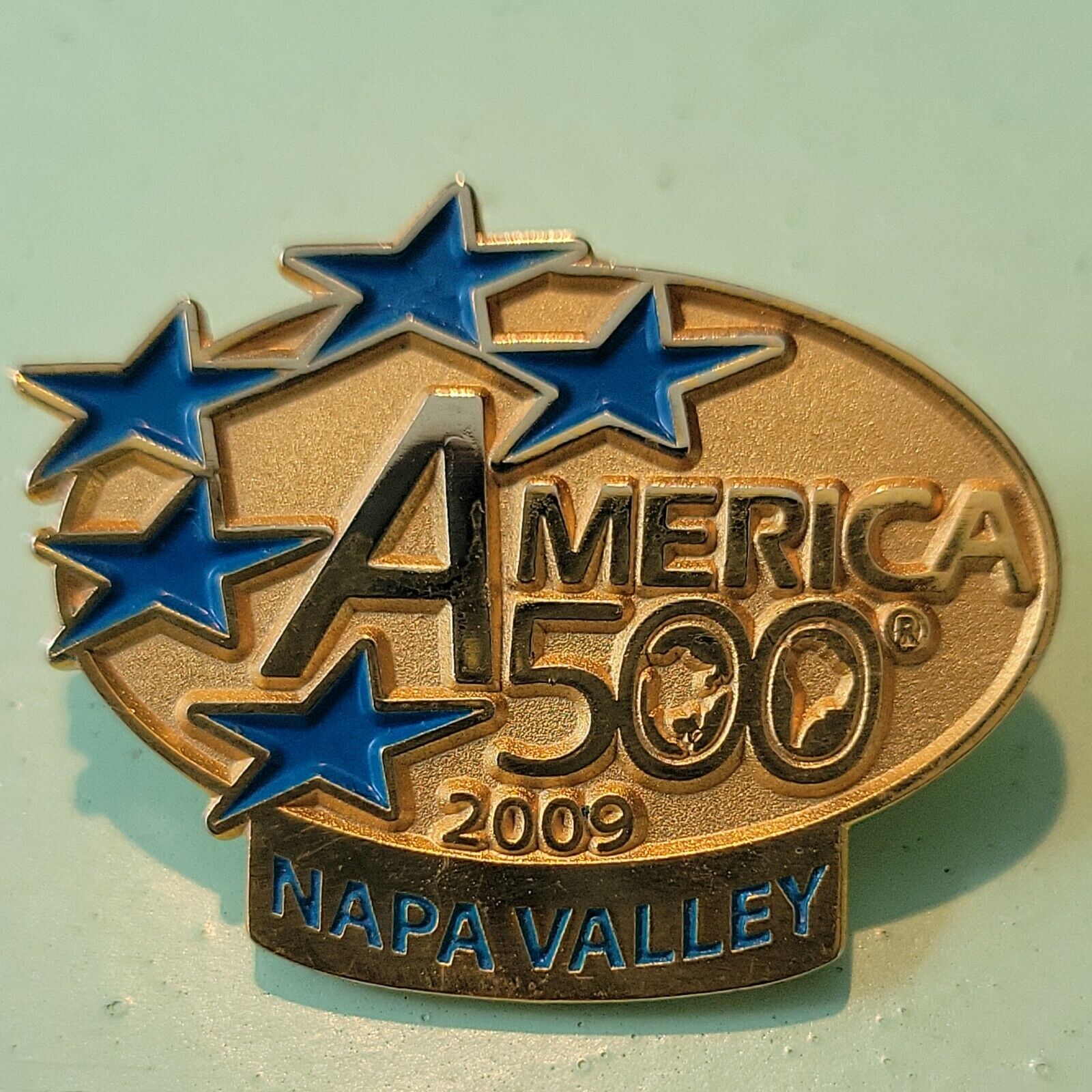 Napa Valley 2009 America 500 Lapel/hat Pin, Pre-owned.