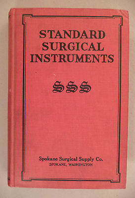 Standard Surgical Instruments Catalog - 1922 - W Price List - 416 Page Hardcover