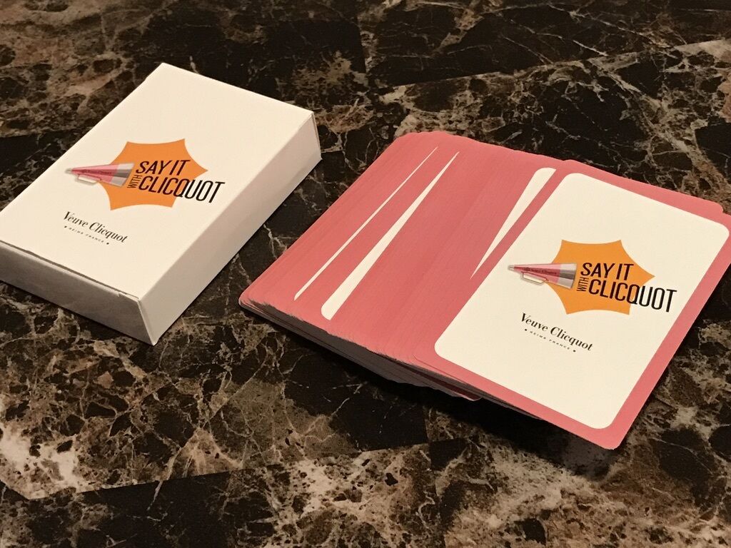Veuve Clicquot Champagne Brand New Collectible Playing Cards Vcp !