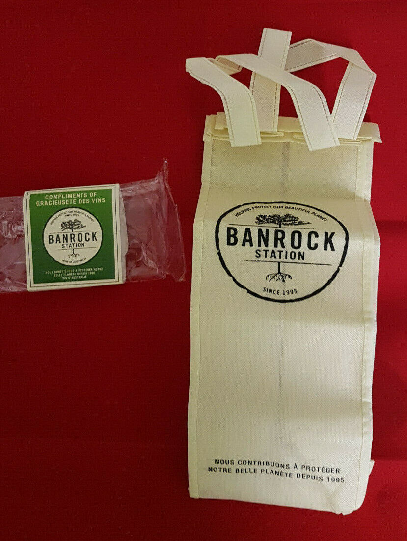 Banrock Station Winery, Australia. Wine Bottle Bag. New In Package.